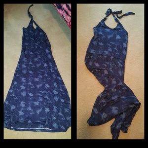 Tie die halter dress with pockets from Alloy